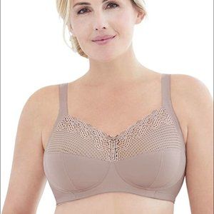 Glamorise Taupe Comfort Lift Support Bra - 50I